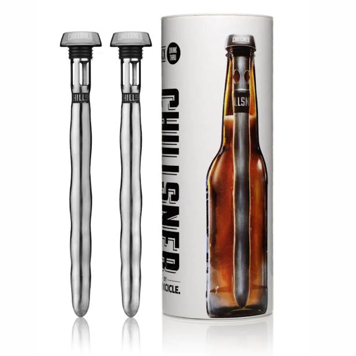 Chillsner by Corkcicle - 2 Pack - In-Bottle Beer Chiller - Keeps Beer Cool