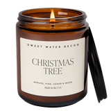 Christmas Tree Amber Candle