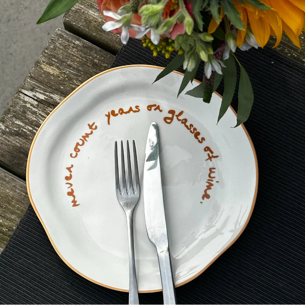 Never Count Years - Plate