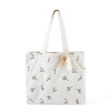 White Rose Beach Bag