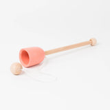 Wooden Cup and Ball - Coral