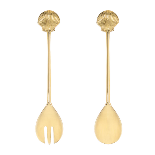 Shell Salad Servers