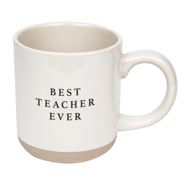 Best Teacher Ever - Stoneware Coffee Mug
