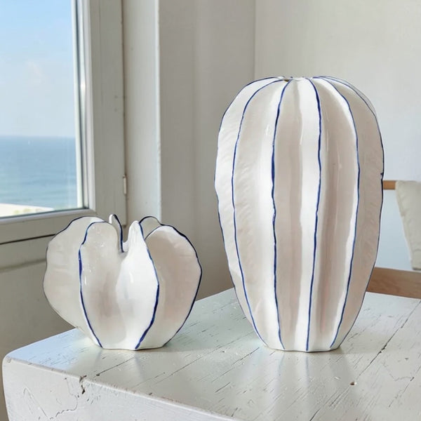 White Ceramic Vase