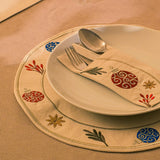 Festive Ornaments Cutlery Sleeve set of 6