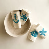 Nautical Guest Towels - Set of 4