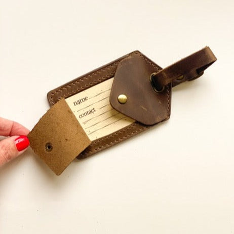 Leather Travel Tag