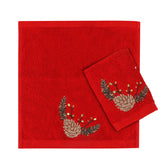 Pine Cone Guest Towel Set of 2
