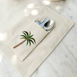 Palm Cutlery Pouch set of six