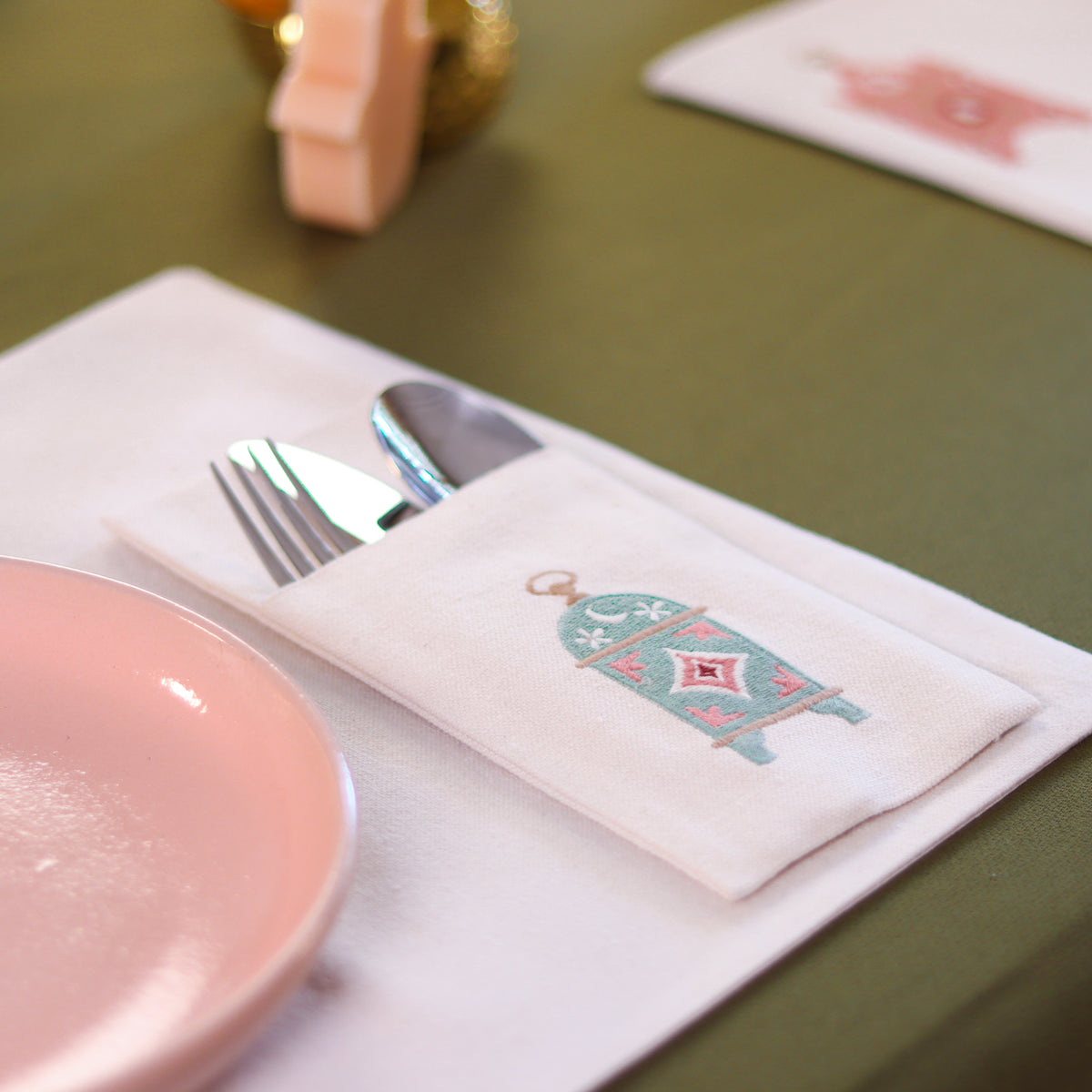 Lantern Cutlery Pouch Set of 6