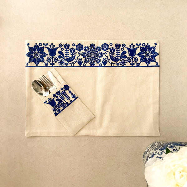 Scandi  Garden Placemats - Set of 6