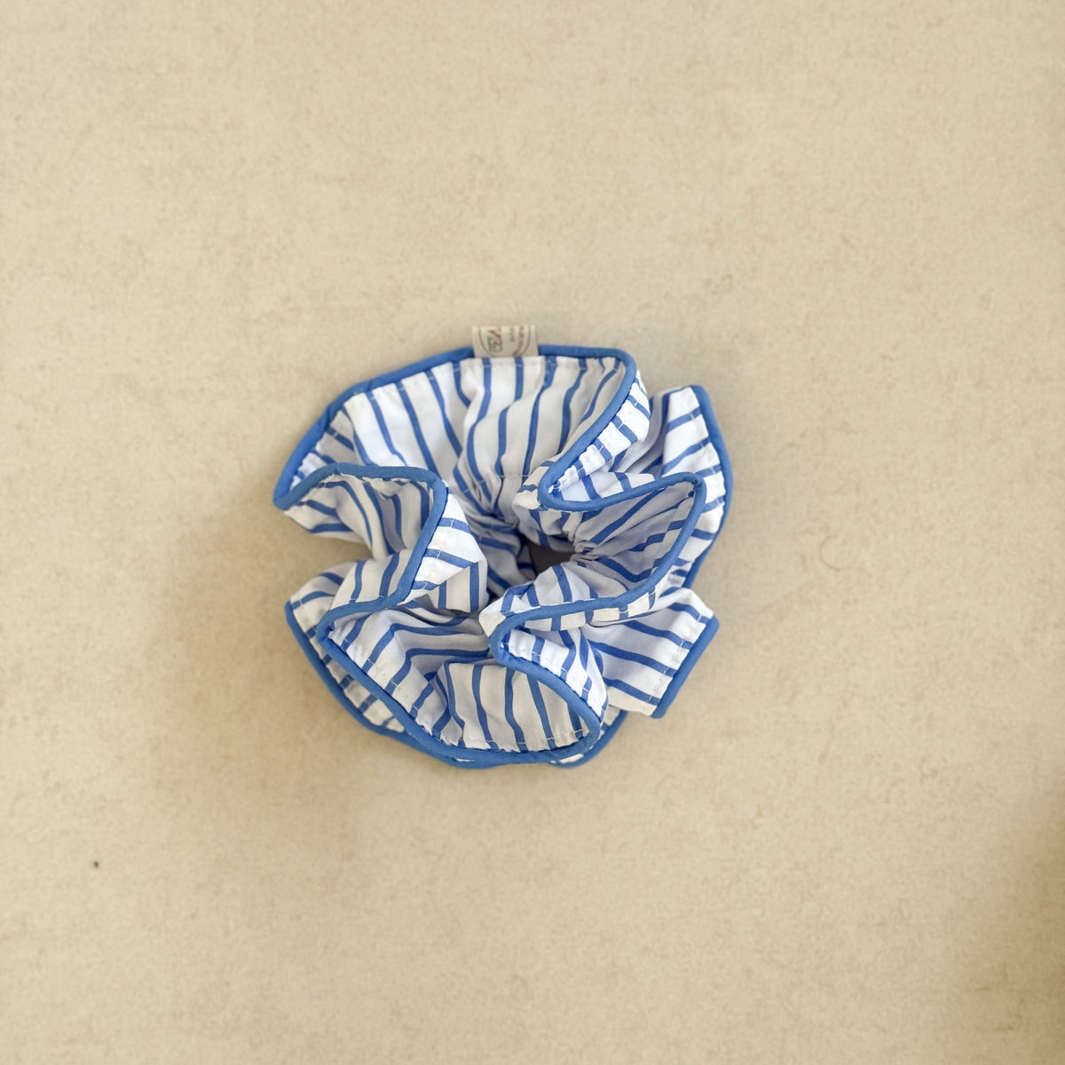 Stripe Scrunchie Blue