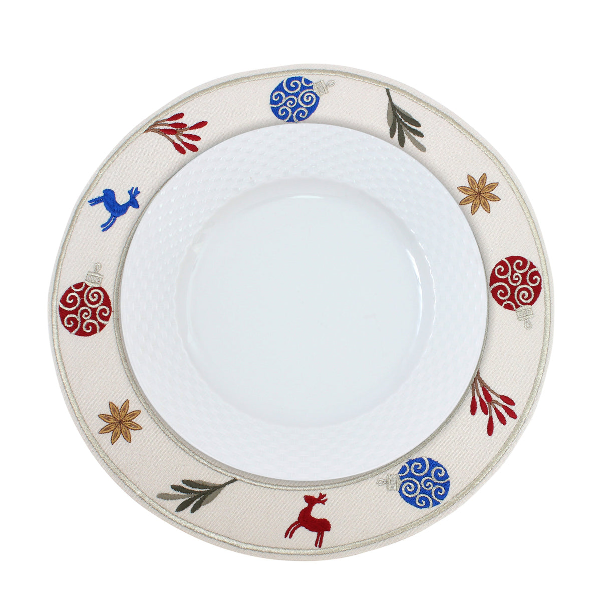 Festive Ornaments Placemat Set of 6