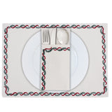 Christmas Garland Cultery Sleeve Set of 6