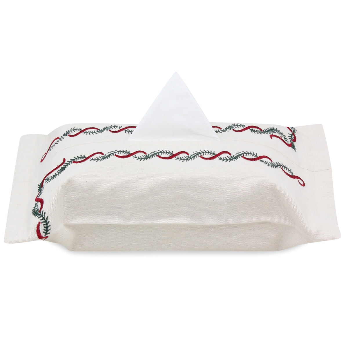 Christmas Garland Tissue Box