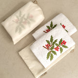 Winterberry Guest Towels - Set Of Two