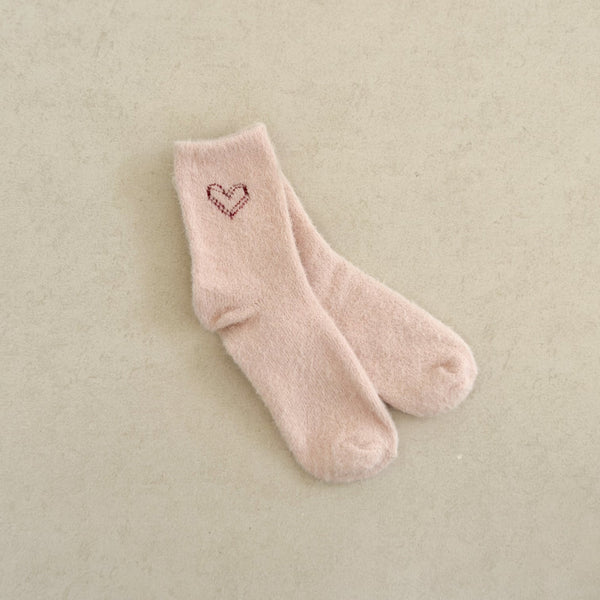 Pretty in Pink Heart Socks