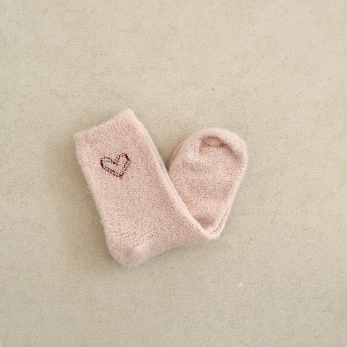 Pretty in Pink Heart Socks