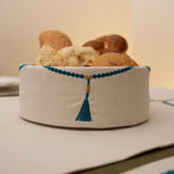 Sebha Bread Basket -Turquoise