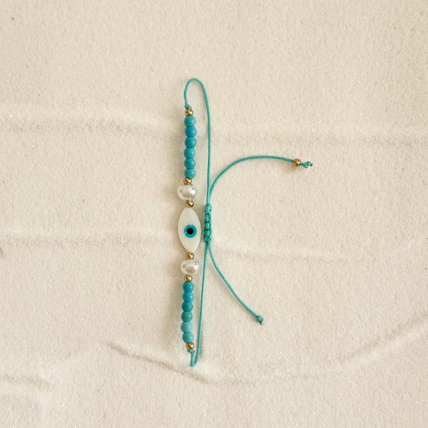 Mother of Pearl Protection Eye - Bracelet