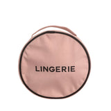 Round Lingerie Case - Pink Blush