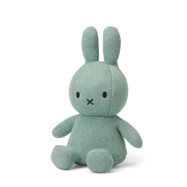 Miffy Sitting Organic Cotton Bunny -  Sea Blue