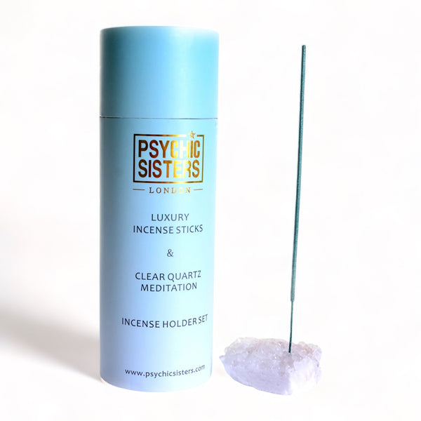 Clear Quartz Meditation - Incense Gift Set