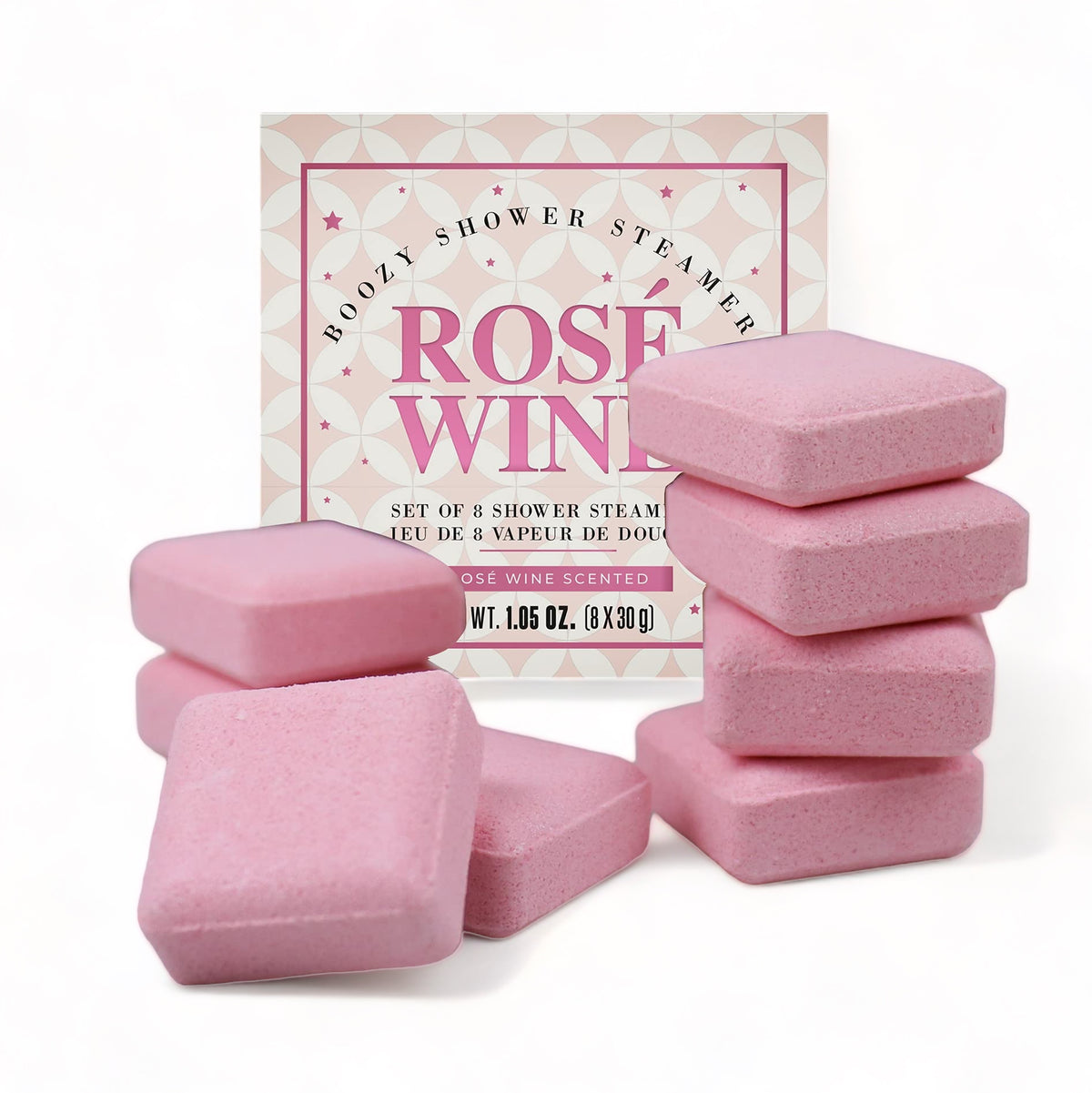 Rosé Wine- Set Of 8 Shower Steamers