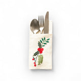 Winterberry Cutlery Sleeve Set of 2