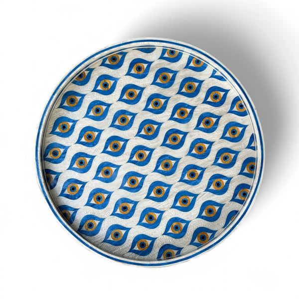 All Eyes On You Tray in Mother of Pearl