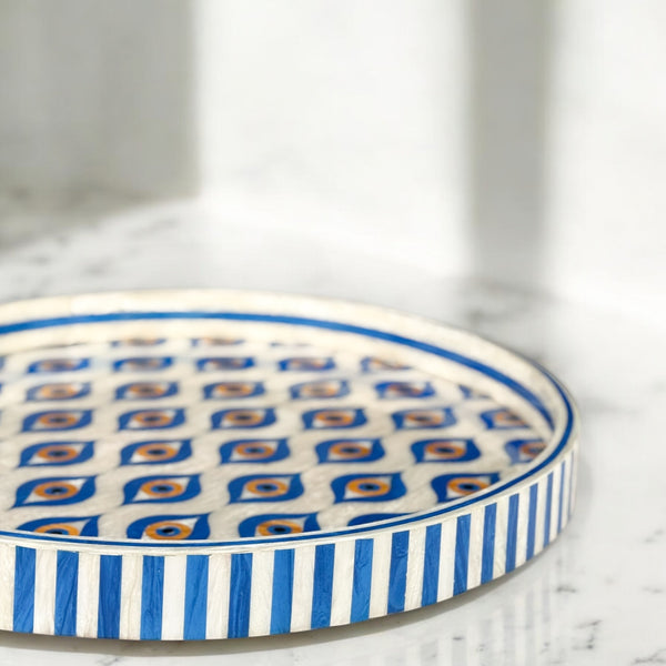 All Eyes On You Tray in Mother of Pearl