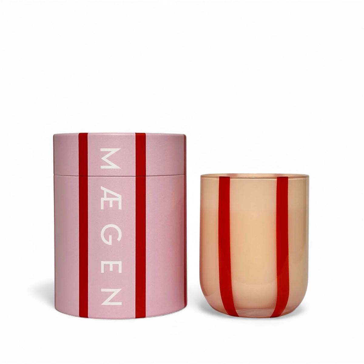 Atina Stripe Candle
