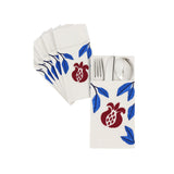 Pomegranate Field Cutlery Pouch - Set of 6