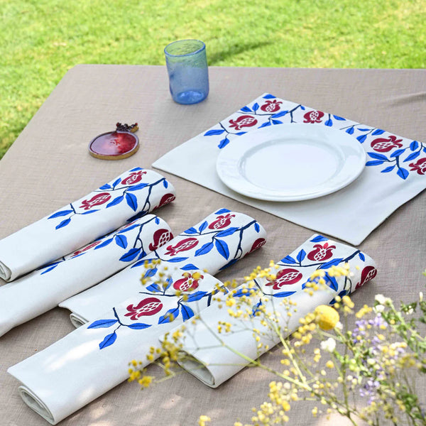 Pomegranate Field Placemat Set of 6