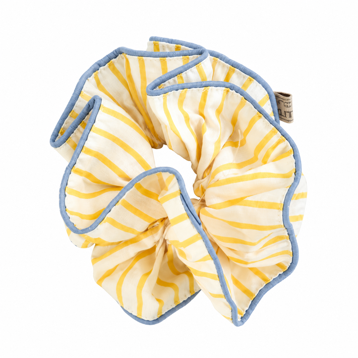 Stripe Scrunchie Yellow