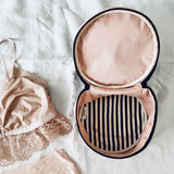 Round Lingerie Case - Pink Blush