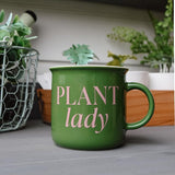 Plant Lady - Ceramic Campfire Style Mug