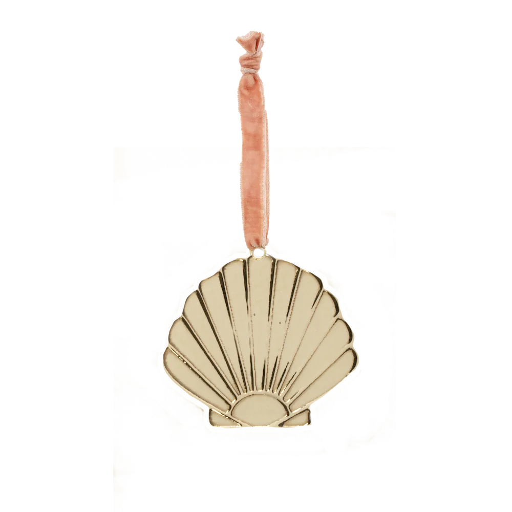 Decorative shell brass ornament