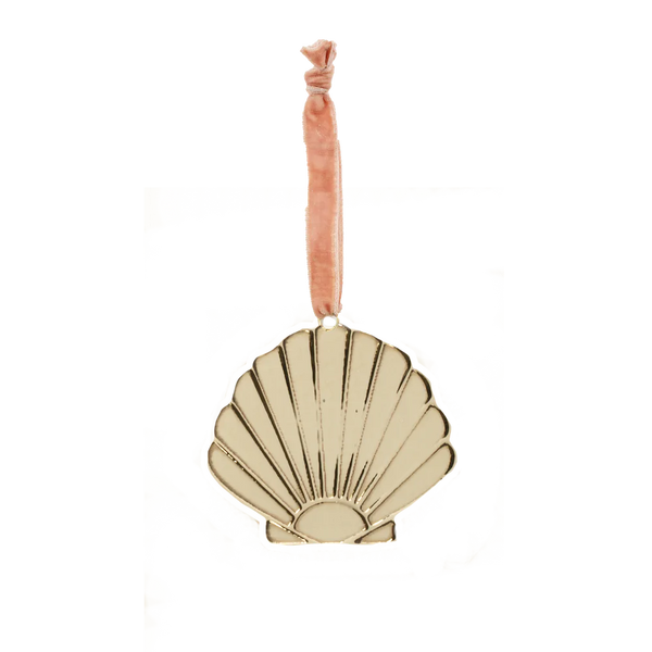 Decorative shell brass ornament