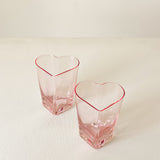 Heart Tumbler Glass - 1pc