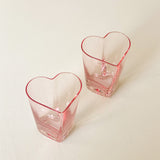 Heart Tumbler Glass - 1pc