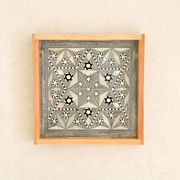 Arabesque Tray - Grey