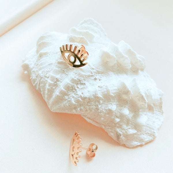 Evil Eye Stud Earrings