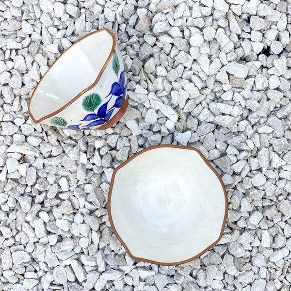 Blue Leaf Bowl - Medium