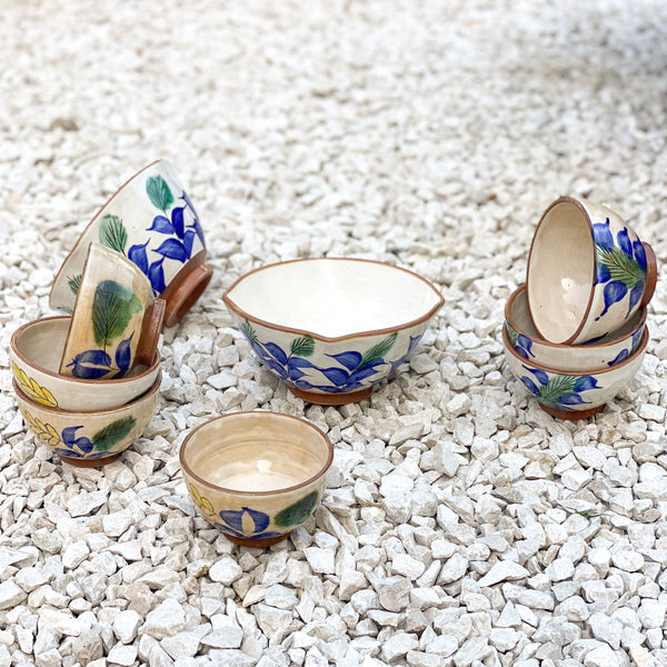 Blue Leaf Bowl - Small
