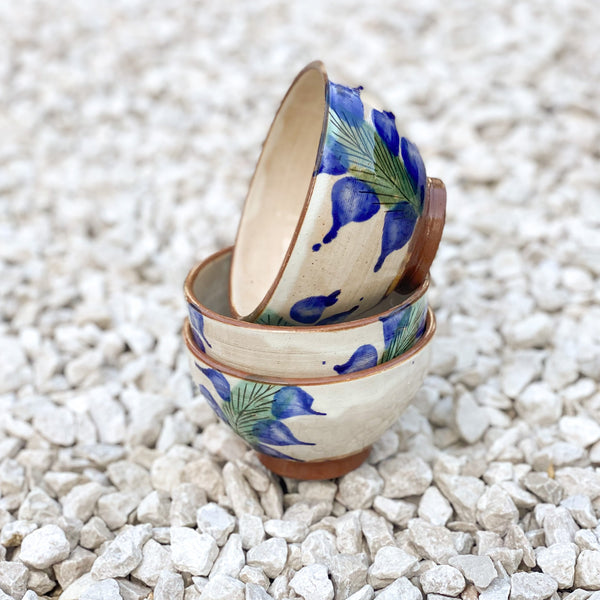 Blue Leaf Bowl - Small