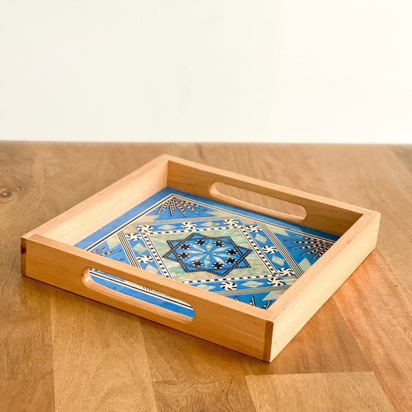 Arabesque Tray - Turquoise