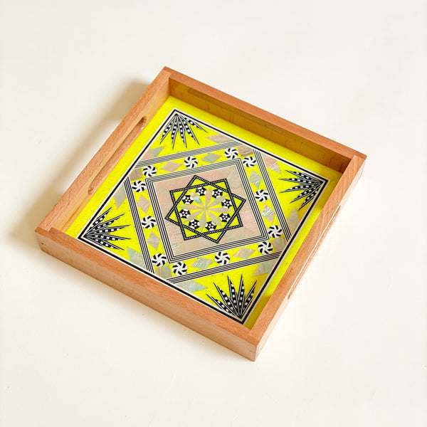 Arabesque Tray - Yellow