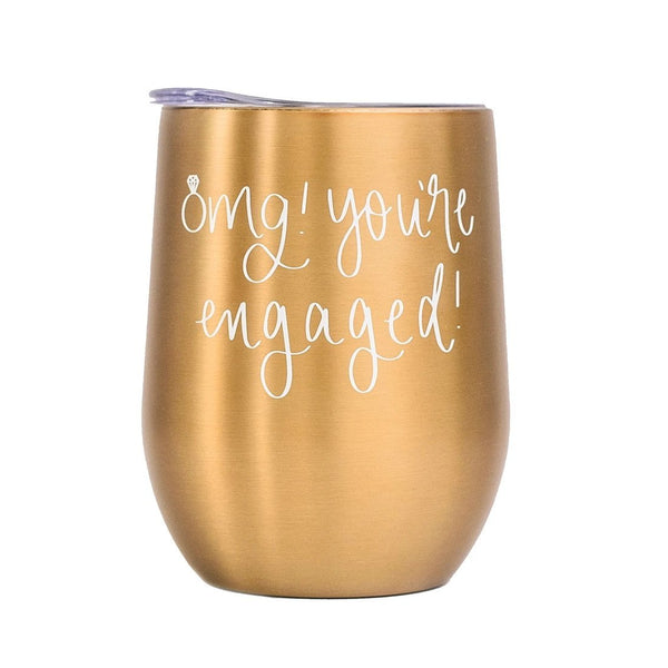 Omg! You're Engaged! Metal Tumbler