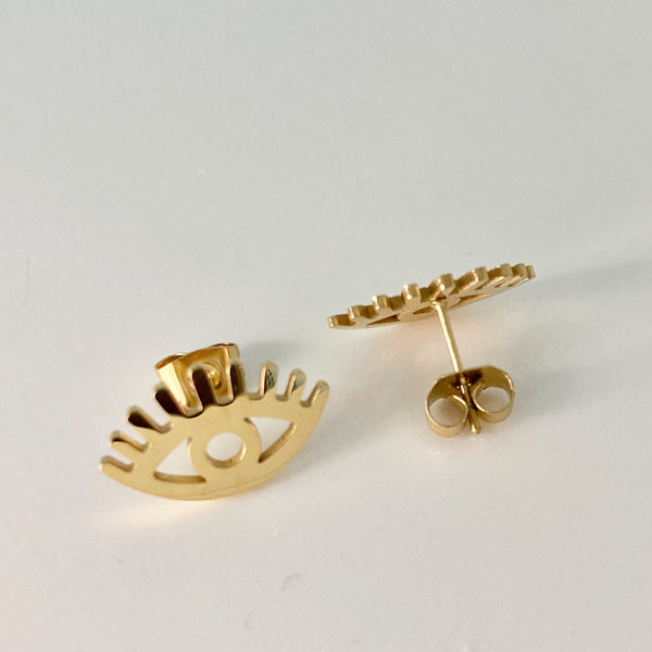 Evil Eye Stud Earrings
